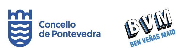 Logos Concello de Pontevedra e BVM 2023